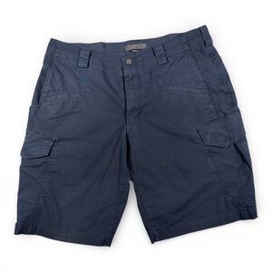 511 Tactical Shorts Mens 34 Blue Ripstop Cargo Workwear Outdoor Utility Pockets
